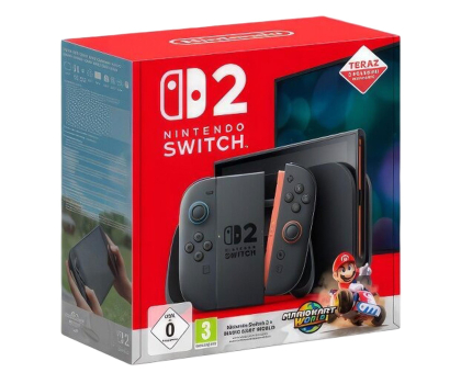 Konsola Nintendo Switch NINTENDO Switch 2 Black + Mario Kart World
